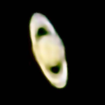 Saturn - not taken with the best telescope for seeing planets