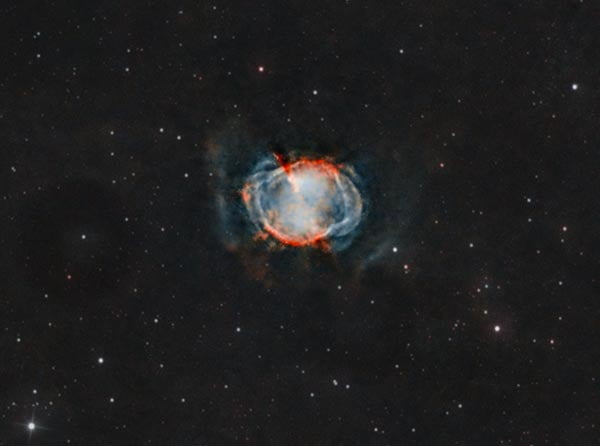 how to stretch an image in photoshop - Dumbbell Nebula