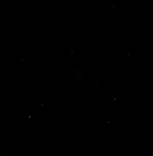 Unstretched image of Dumbbell Nebula