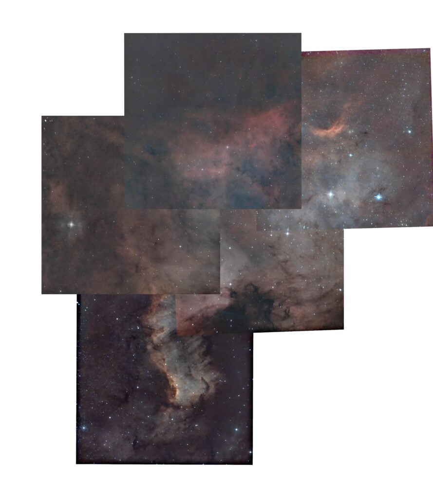 Mosaic images of North American Nebula